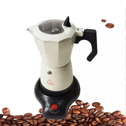 6 Cup Electric Espresso Latte Coffee Maker Italian Percolator Mocha Moka Pot