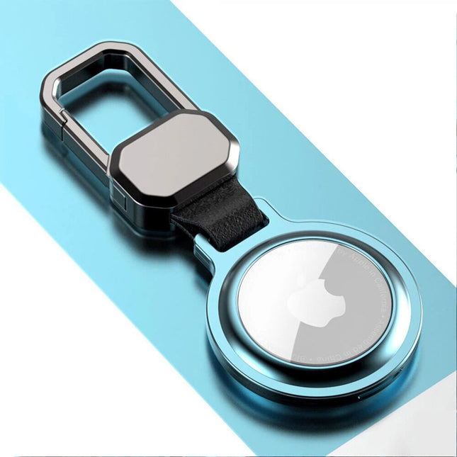 For Apple AirTag Heavy Duty Metal Case Air Tag Shell Shockproof Cover Blue