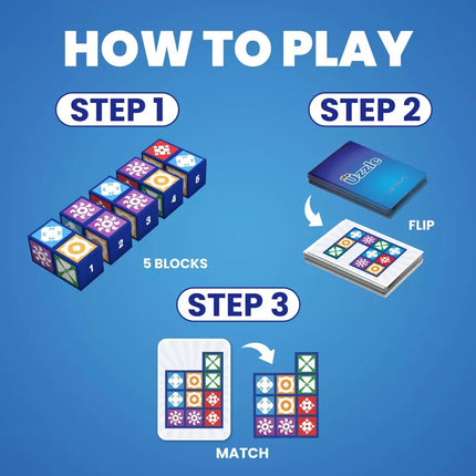 The Block Puzzle Family Board Game Adult Memory Mind Game
