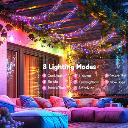 IP44 Waterproof 30m/50m String Lights Outdoor Indoor Yard Christmas Light Fairy