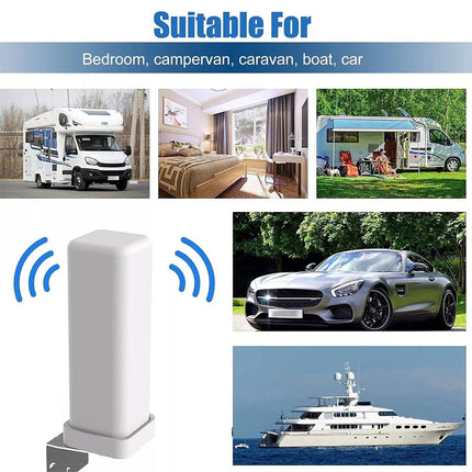 6000 Miles HD TV 1080P Outdoor HD 4K Digital TV Antenna 360° Signal Amplified A+