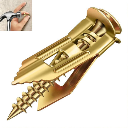 100X Self Drilling Drywall Anchors Screws Hollow Wall Anchor Expansion Kit