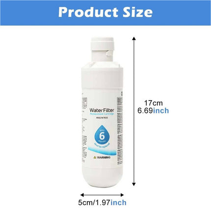 3Pcs Universal for LG Fridge Refrigerator Water Filter Replacement LT1000P ADQ747935