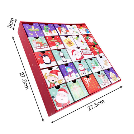 Christmas Advent Calendar Countdown DIY Making Kit Kids Gift Santa Elf Decor