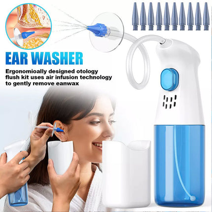 Ear Wax Removal Kit  Safe Irrigation Cleaner with Syringe for Easy Ear Cleaning