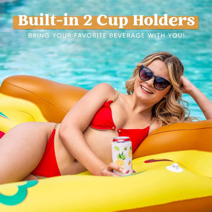 Giant Inflatable Float Pizza PVC Pool Floating Raft Water Float 180 x 150CM