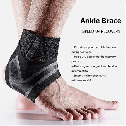 2 Pcs Right And Left Foot Ankle Brace Support Compression Sleeve Plantar Fasciity Foot Wrap Pain Relief