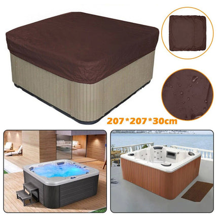 207*207*30 Hot Tub Spa Cover Bag Outdoor Waterproof Dust Protector Square Case