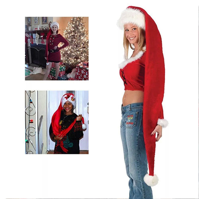 Christmas Unisex Adults Novelty Hat Xmas Party Cap Santa Costume Dress Up