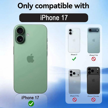2Pcs iPhone 17 Screen protector Tempered Glass Case Friendly Full Cover