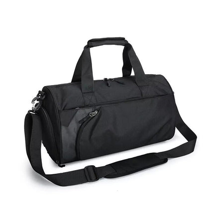 Gym Duffel Bags With Shoe Compartment 30L Black