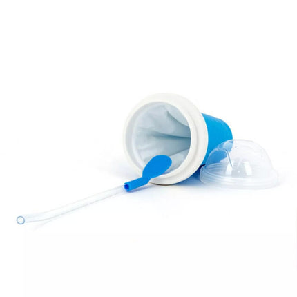 Blue Slushie Maker Cup Quick Freeze Magic Squeeze Cup Milkshake Cup Ice Cream Maker