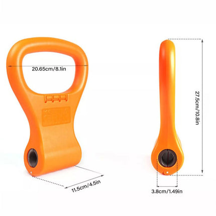 Comfortable Kettlebell Grip Adjustable Handle Clamps for Dumbbells to Kettlebell