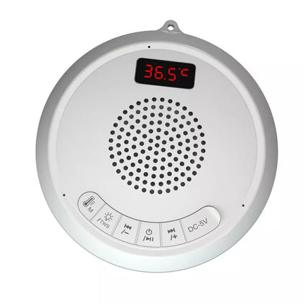 Portable Pool Lightshow Bluetooth Speaker with LED Temperature Display