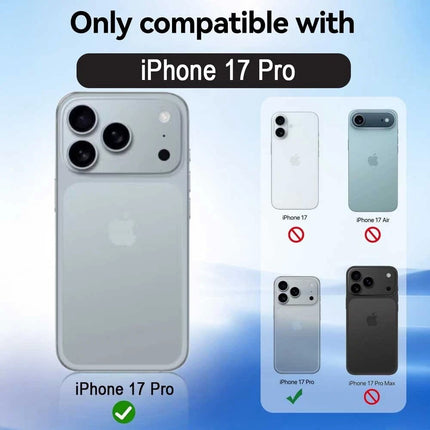 2Pcs iPhone 17 Pro Screen protector Tempered Glass Case Friendly Full Cover