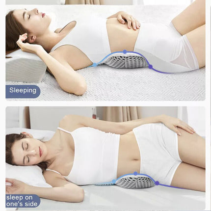 3D Lumbar Pillow Wedge Sleeping Bed Cushion Back Support Pain Relief Relaxing