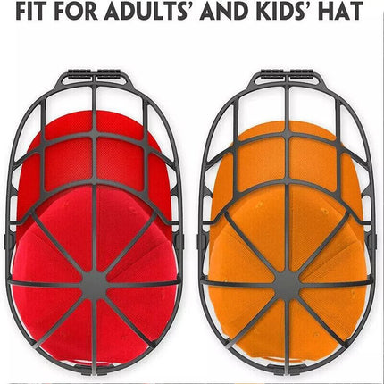 Black 3 Pack Hat Washer Baseball Hat Cleaner Cap Washer Hat Washing Cage Holder Frame