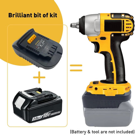 MT20DL Battery Adapter for Makita 18V To DeWalt 20V DCB200 Li-ion Convert