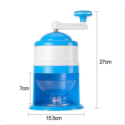 Manual Ice Crusher Shaver Shredding Snow Cone Slushie Maker Machine Kitchen Tool