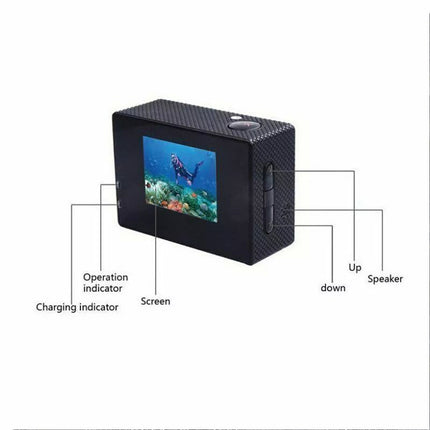 1080P 4K HD 2" Waterproof Sports Action Camera 12MP Video DVR Recorder Go Pro