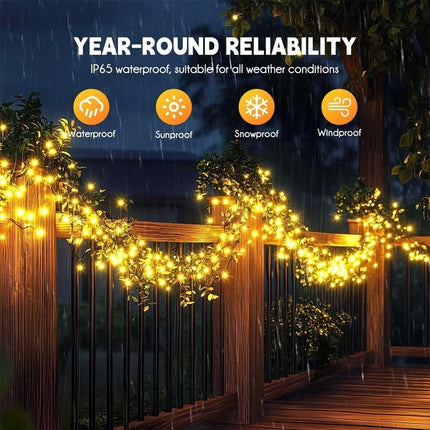 IP44 Waterproof 30m/50m String Lights Outdoor Indoor Yard Christmas Light Fairy