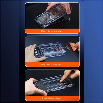 Tempered Glass Screen Protector 2 pcs for iPhone 11–17 Series – Pro Max & XR