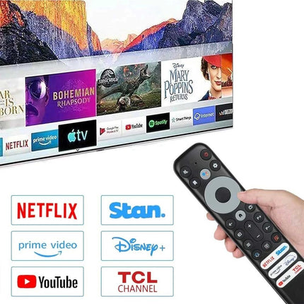 Universal TCL Smart TV Remote Control for TCL 4K & 8K TVs Voice Replacement