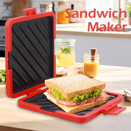 Microwave Toastie Maker - Microwave Sandwich and Waffle Maker, Panini Press