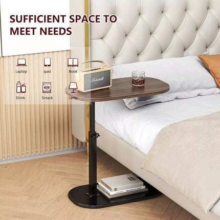 Height Adjustable Coffee Table Side table Sofa End Laptop Bedside Rotation Desk
