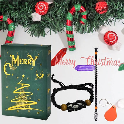 24 Day Christmas Calendars Healing Crystal Stone Advent Countdown Calendar Best