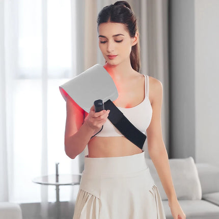 660nm+850nm Red Near Infrared Light Therapy Waist Wrap Pad Belt Pain Relief