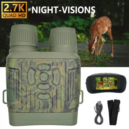 10X Digital Zoom 1080P Infrared Binoculars Night Vision Monocular for Hunting