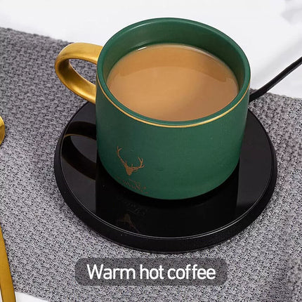 Smart USB Coffee Mug Warmer Tea Milk Cup Heater Pad Heating Plate Office Home