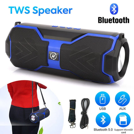 20W Bluetooth Speaker TWS Stereo Bass Subwoofer Speaker Support USB TF FM