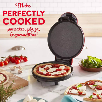 Electric Mini Pancake Maker Waffle Pizza Pan Cookies Eggs Breakfast Lunch Snack