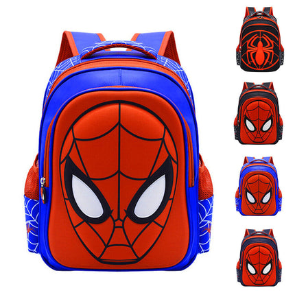 Kids Boys 3D Spiderman Backpack Children Travel Rucksack School Bag Bookbags