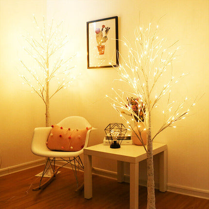 90/150/180cm LED Twig Birch Table Lamp Christmas Tree Light Holiday Xmas Lights