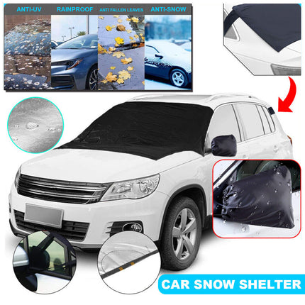 Universal Car Front and Rear Windscreen Cover Sunshade Snow Protector Window AU