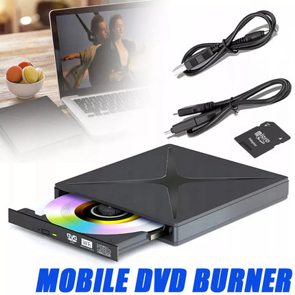 External USB CD/DVD Super Drive for Apple MacBook Air Pro iMac Mac iOS Windows