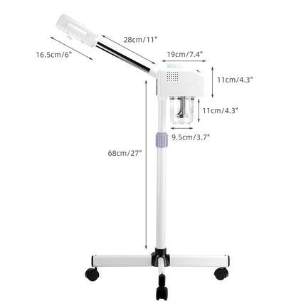 Professional Salon Spa Facial Steamer Face Beauty Salon Tool Skin Care SPA White