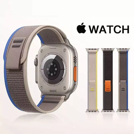 Dark Grey Trail Loop For Apple Watch Band Strap IWatch Series 10 SE 9 8 7 6 44/45/46/49mm Ultra