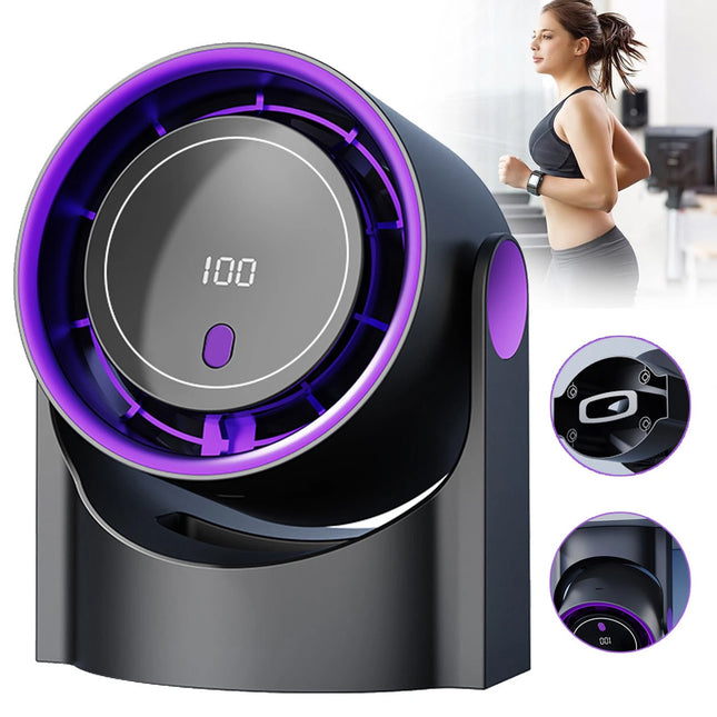 Desk Fan Desktop Fan Table Cooling Fan Retractable 100 Speed Air Circulator Fan