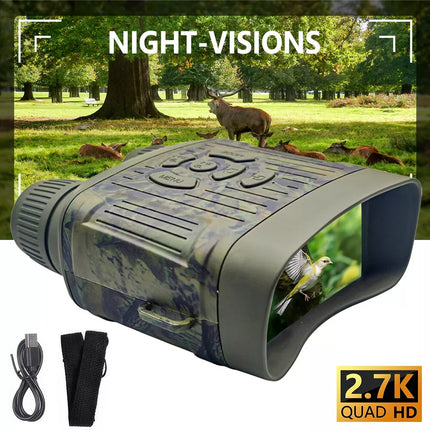 10X Digital Zoom 1080P Infrared Binoculars Night Vision Monocular for Hunting