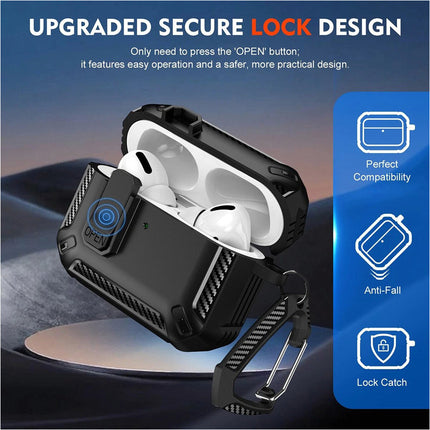 Black For Apple Airpods 4 Case Cover 4th Generation Noise Cancellation With Clean Pen