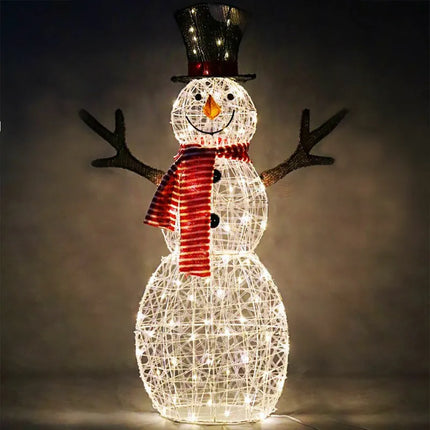 1.1M Christmas Snowman Light LED Light 3D Xmas Home Outdoor Yard Holiday Décor