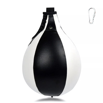 Boxing Suspension Speed Ball High Speed Rebound PU Leather Ball Training Ball  White