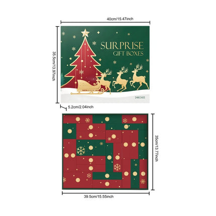 Beauty Advent Calendar Makeup Set 24 Days Countdown Calendar Face Care Christmas