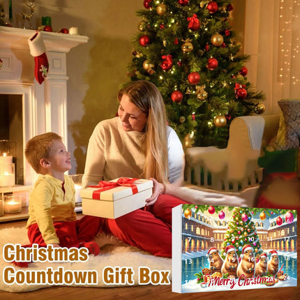Advent Calendar 24 Days Christmas Countdown Blind Box Capybara Pendants