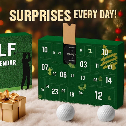 Golf Advent Calendar 2025 24 Days Christmas Countdown Calendar with Golf Balls