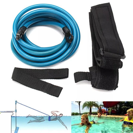 4M Swim Trainer Belt Swimming Resistance Tether Leash Pool Training Harness